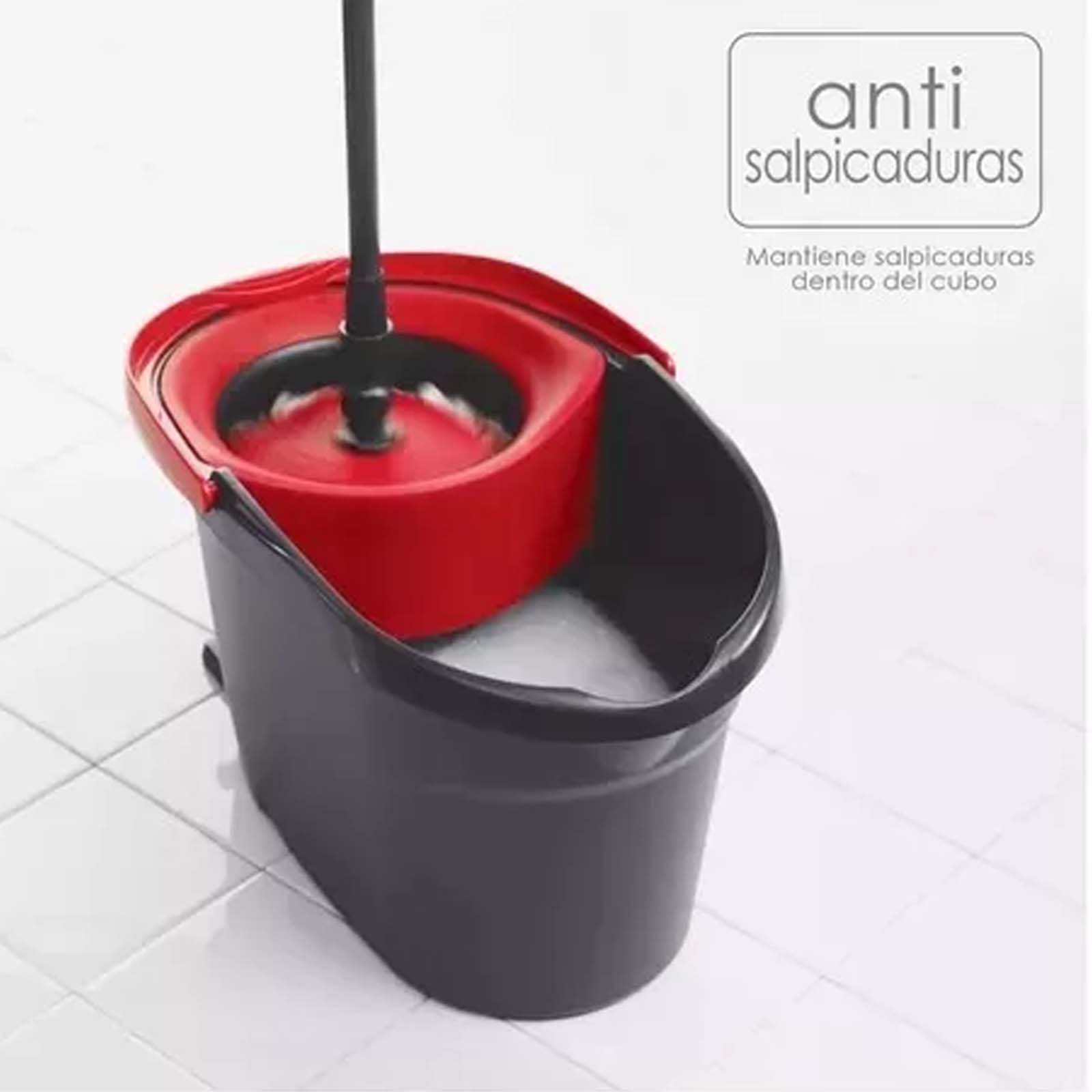 Kit Limpieza Cubeta Limpiador Clean Vileda+2 Repuestos Easy Wring