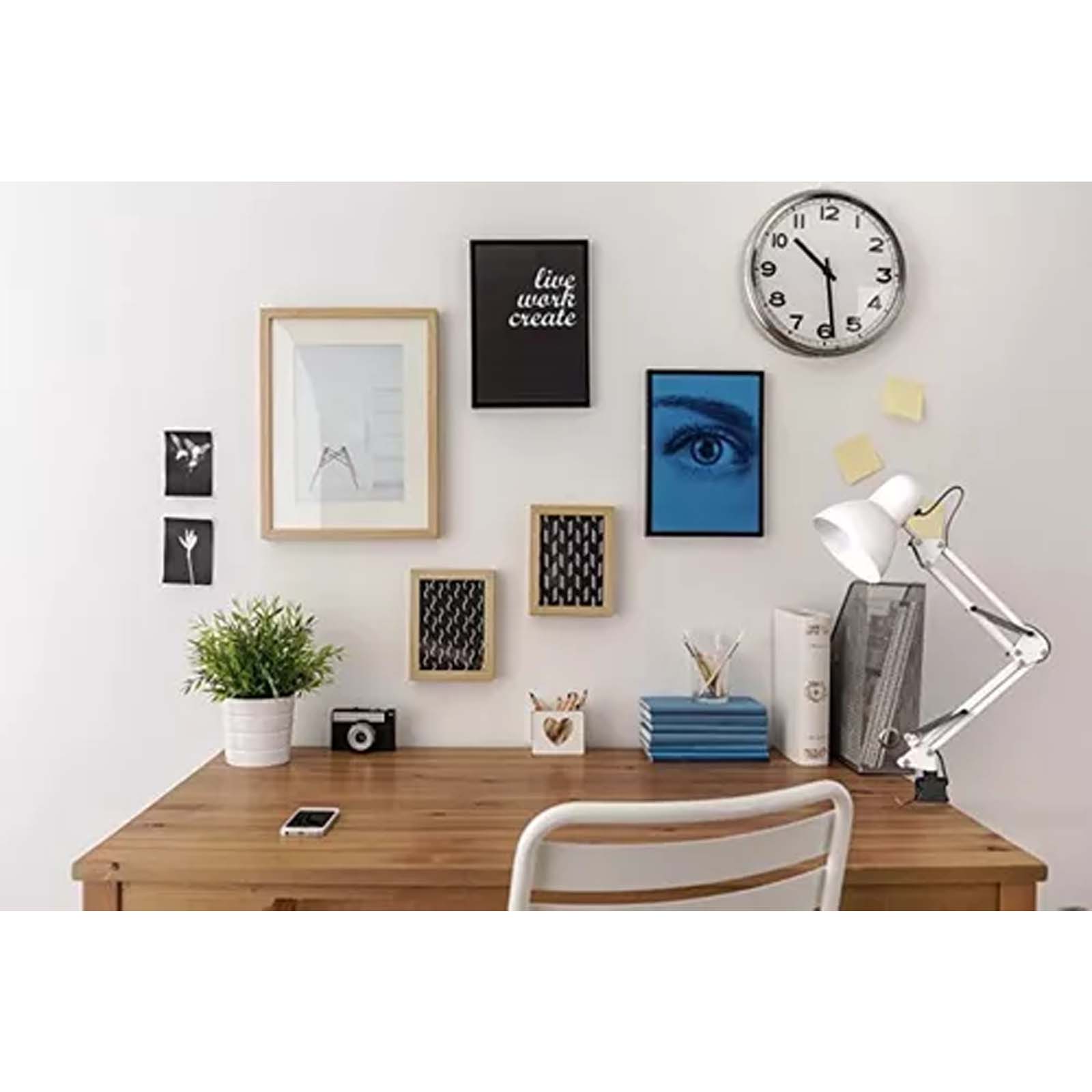 Lámpara Escritorio Flexible Ajustable Blanco AD-4720 Adir