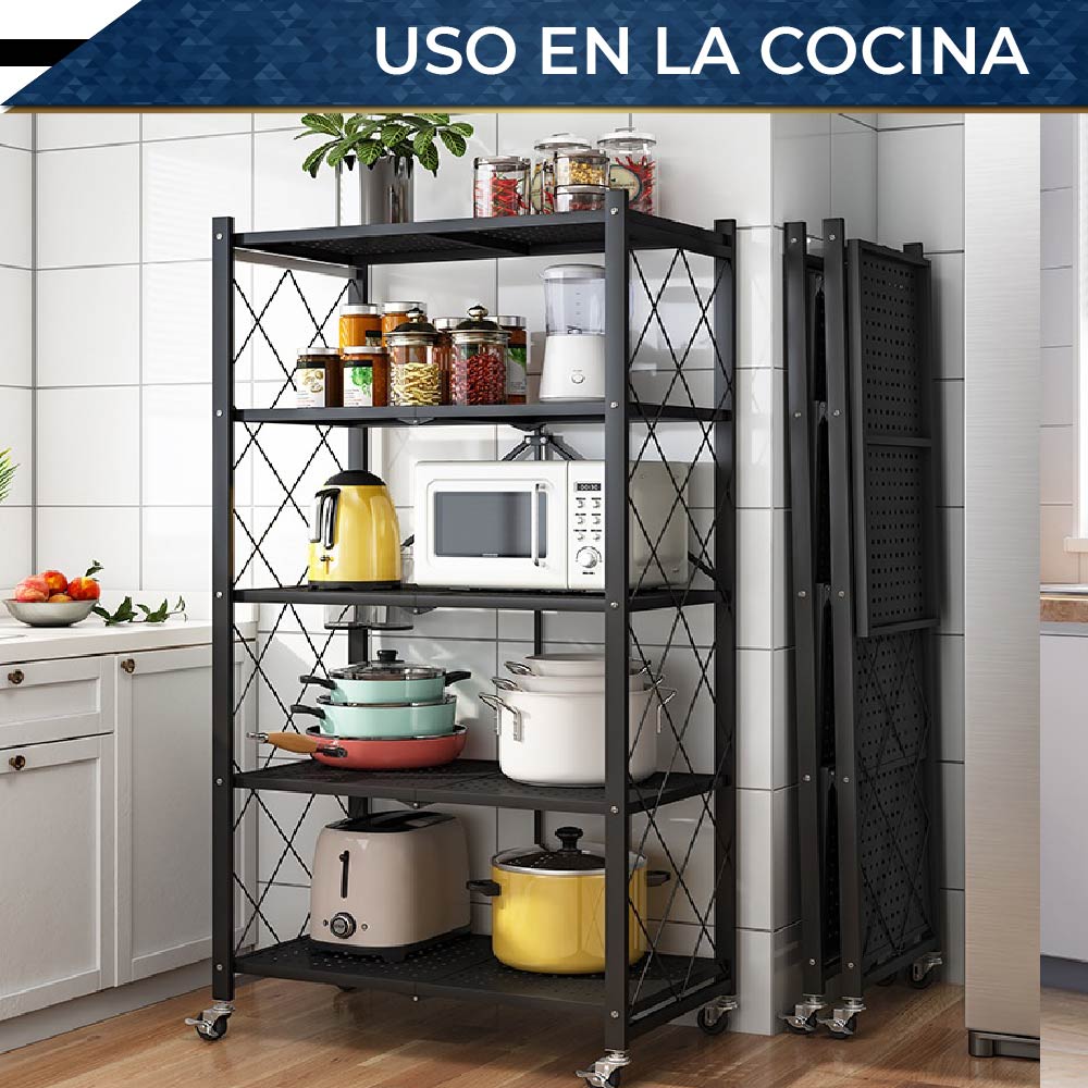 Estante Metalico Anaquel Rack Plegable 5 Niveles