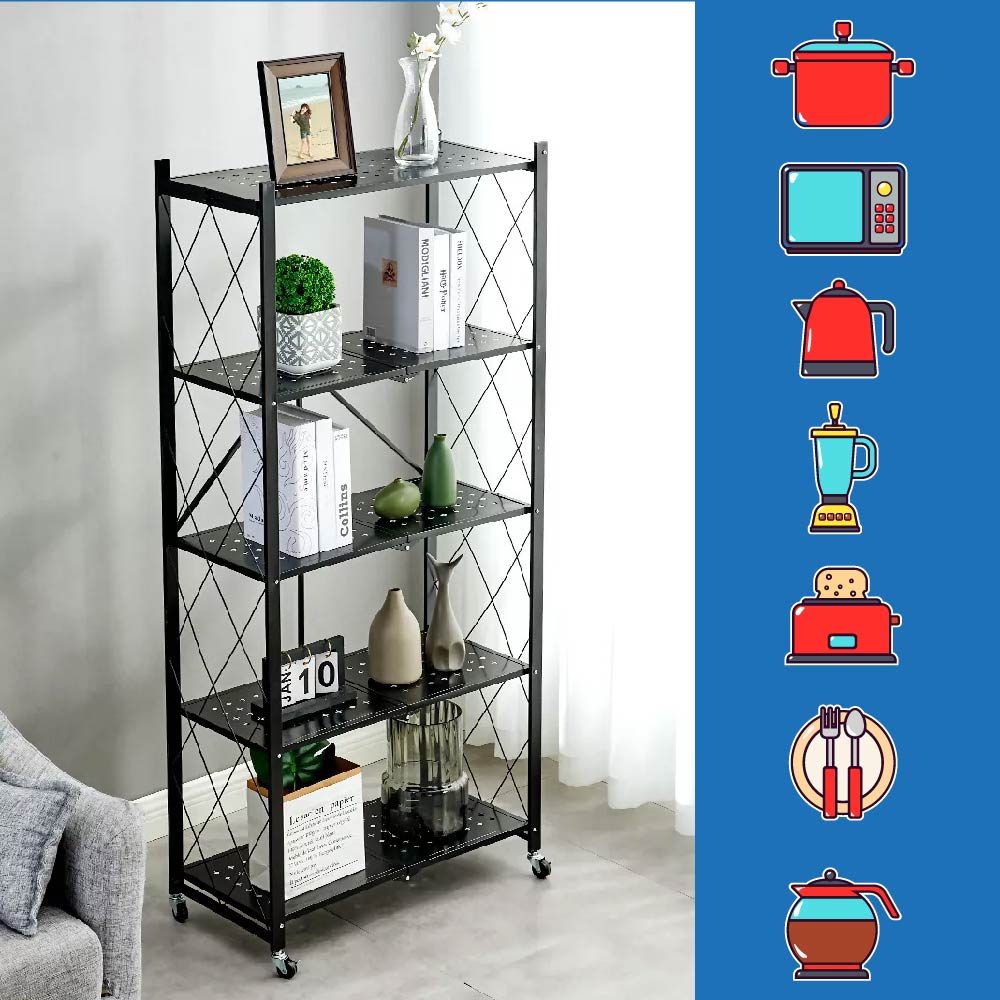 Estante Metalico Anaquel Rack Plegable 5 Niveles