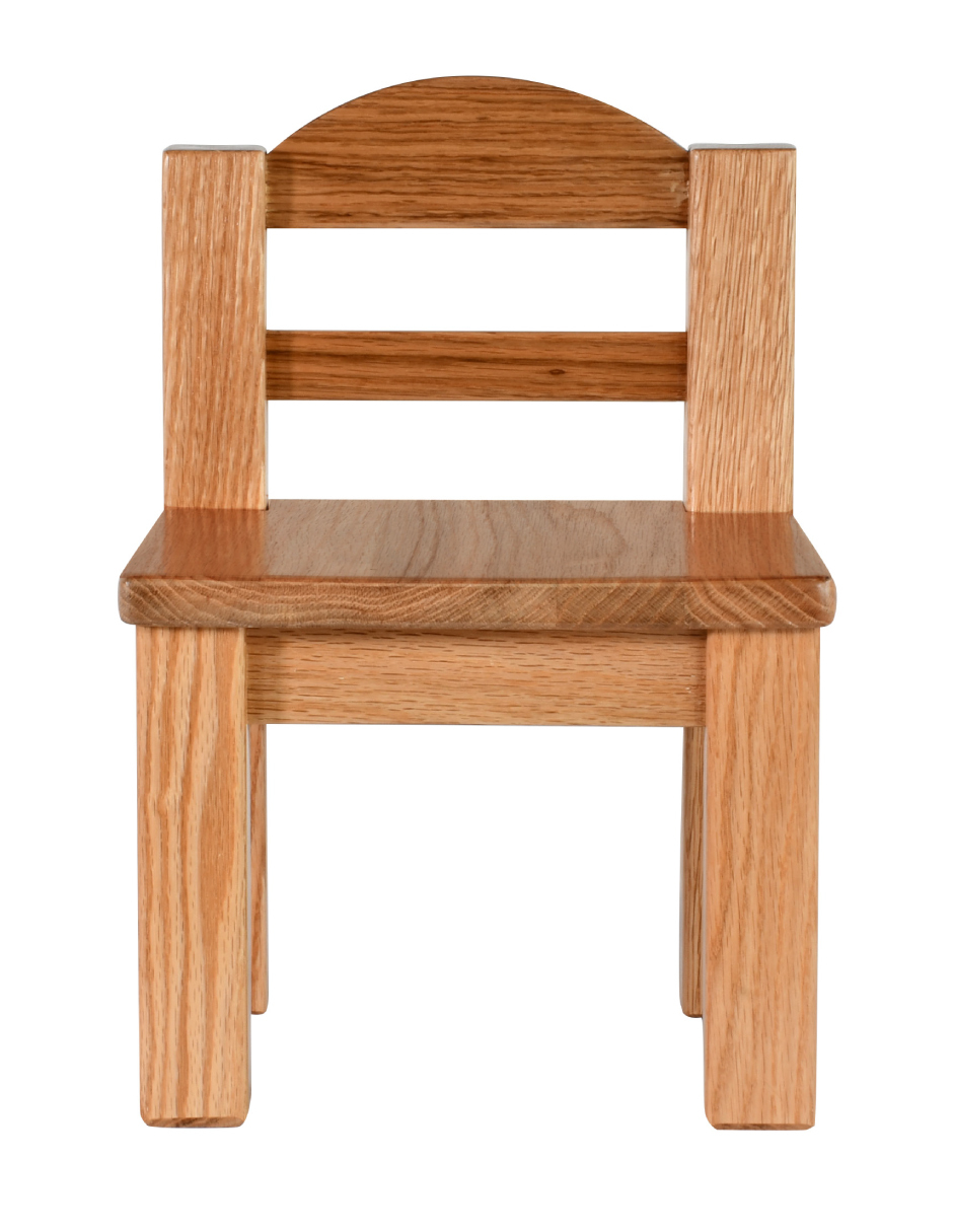 Silla De Madera 100% Encino Para Niños De 1 A 3 Años