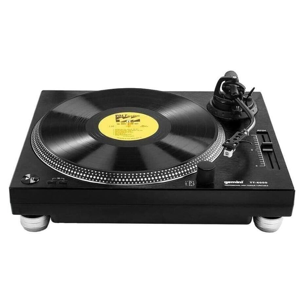 Tocadiscos GEMINI TT-4000 de Motor Directo/Interface USB/33, 48, 78 RPM/RCA