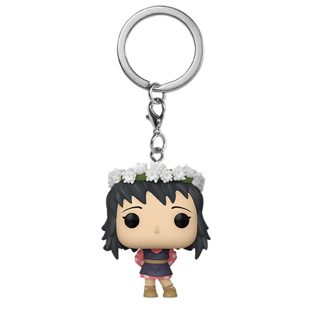 Funko Pop Llavero Makomo Con Flores Demon Slayer Anime Manga Figura Original