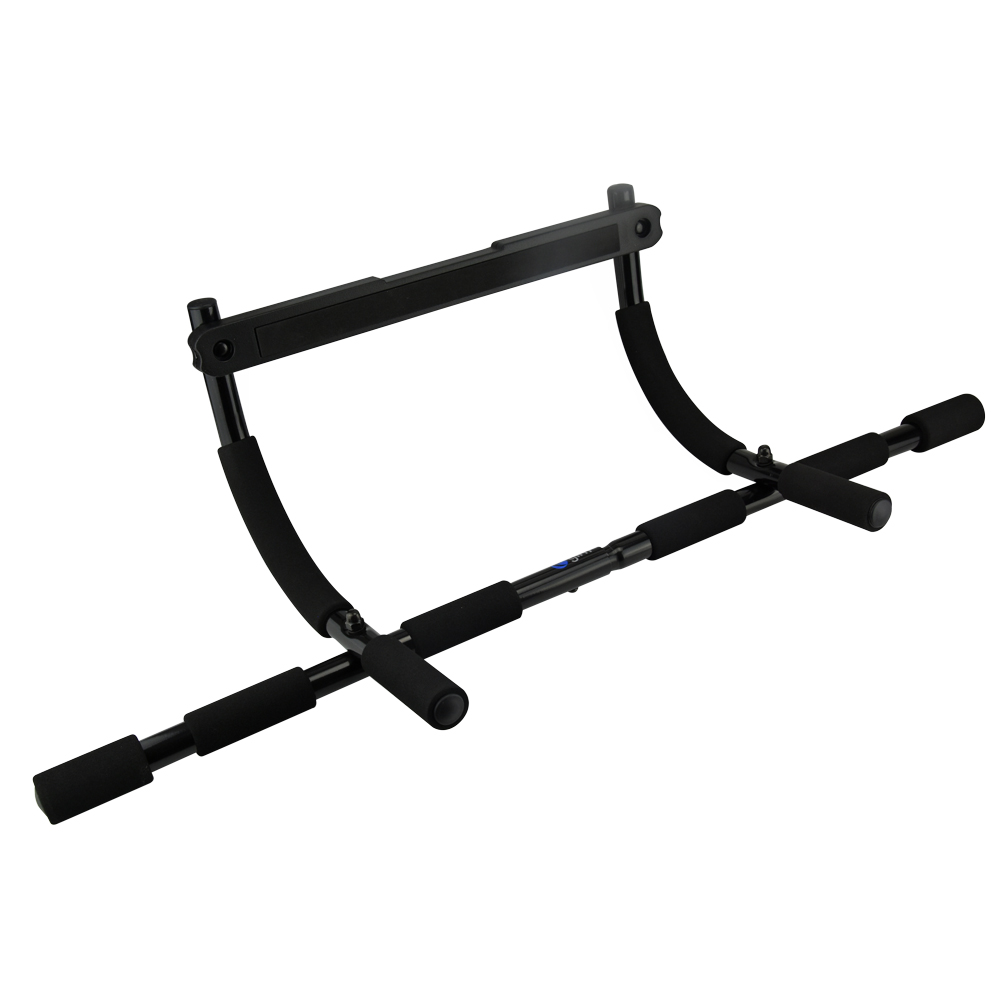 Barra De Gimnasio pull up Para Puerta Gim Para ejercicios de espalda, pecho, bíceps, tríceps y abdominales Cl-20 Color Negro