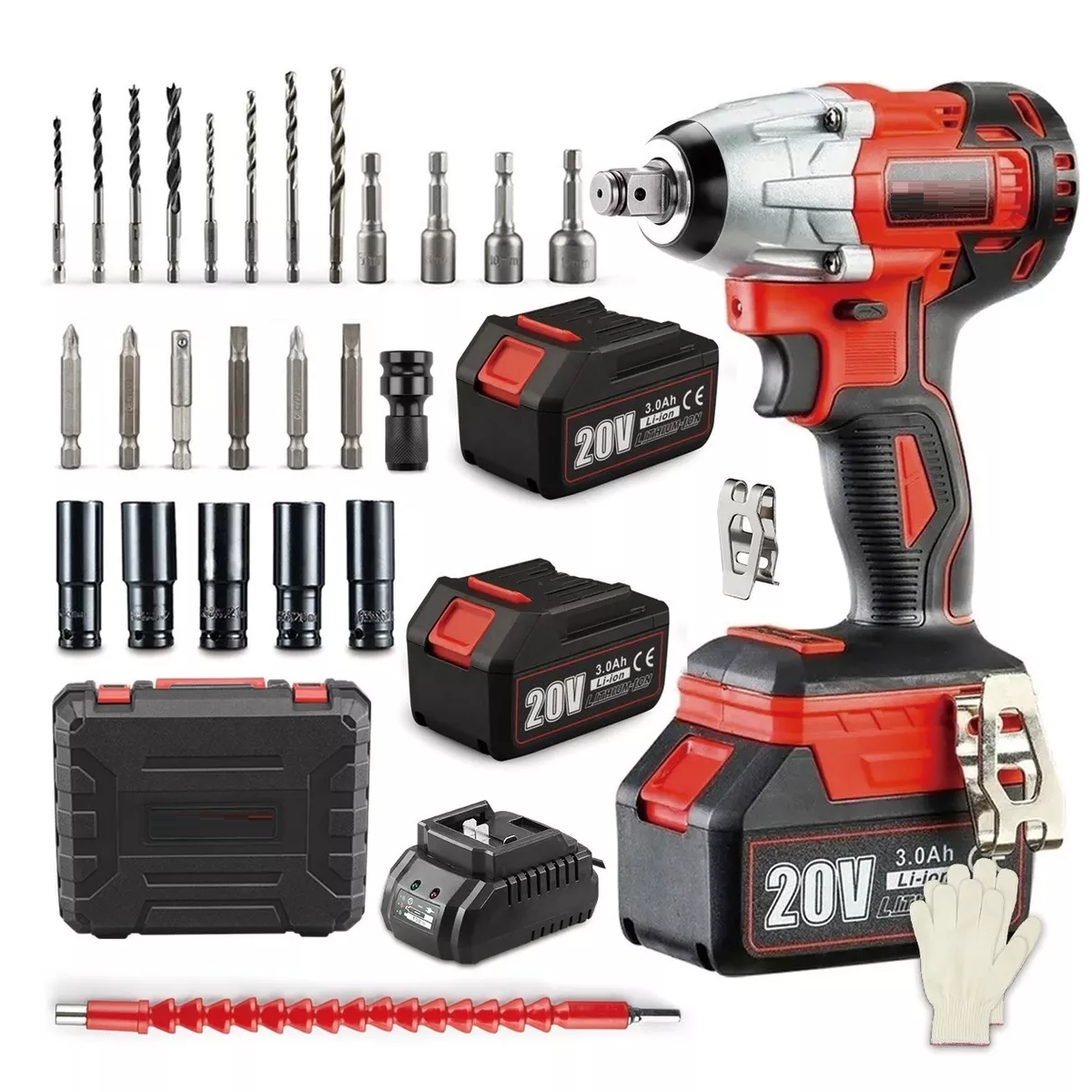 Llave De Impacto Inalámbrico De 20v 3ah Pro 3799