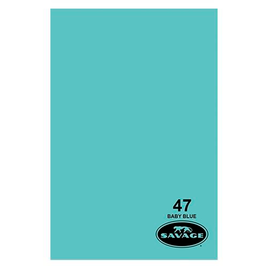 47-86 Ciclorama Savage Baby Blue Midsize 2.18m X 11m Fondo De Papel Savage Widetone