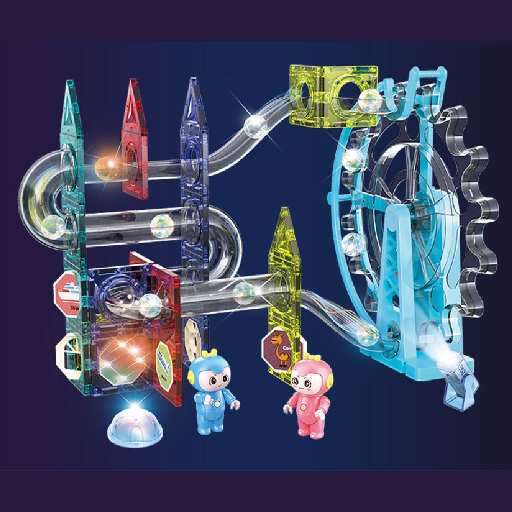 Bloques magneticos Chic Fantasy P80 para construir con Rueda musical