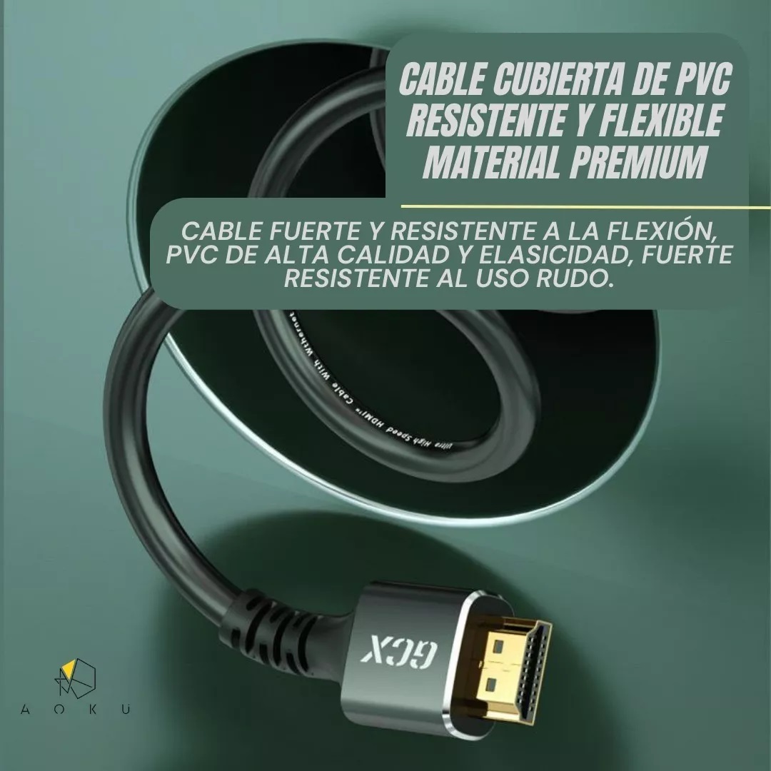 Cable HDMI 2.1 Alta Velocidad 4k 120Hz 10 Metros
