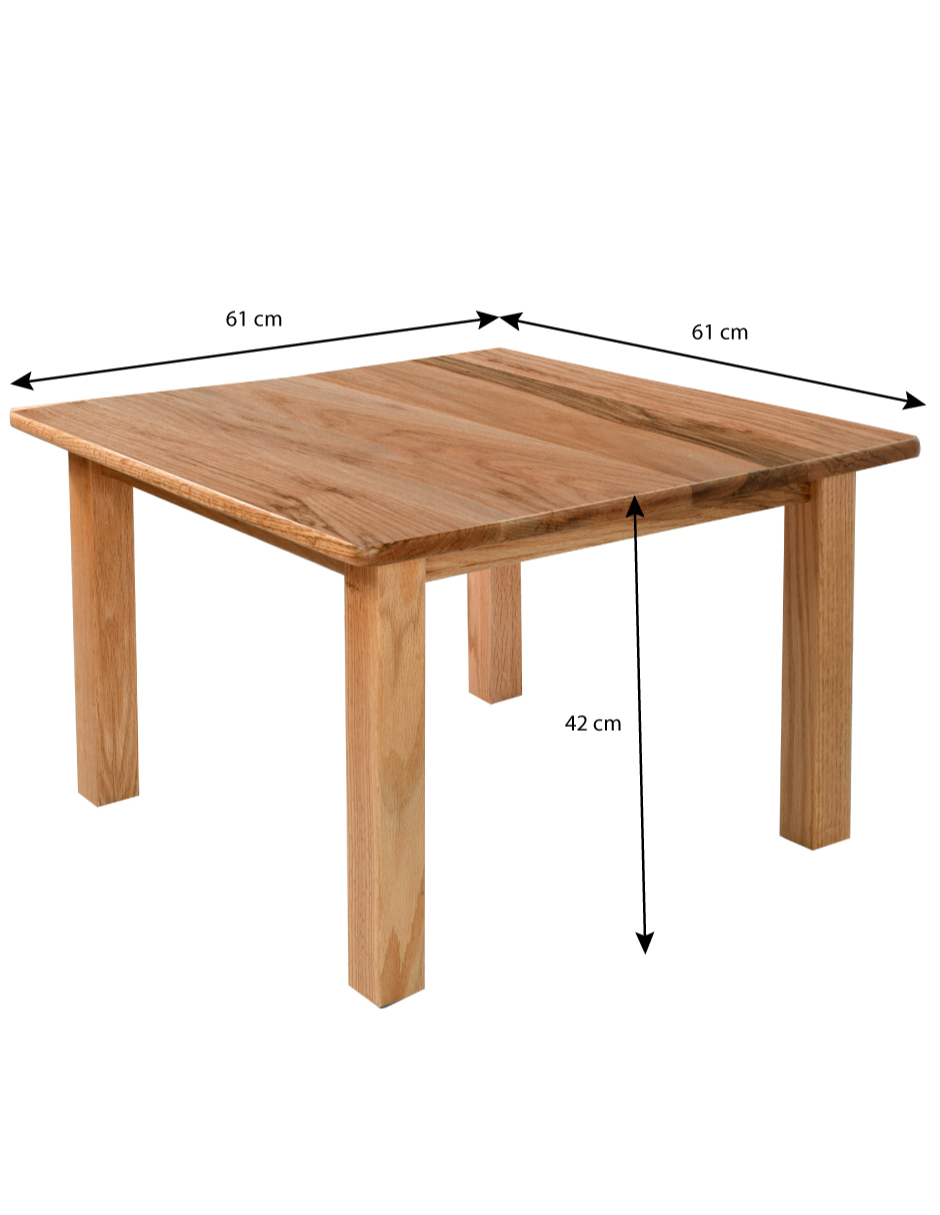 Mesa De Madera 100% Encino Para Niños De 1 A 3 Años