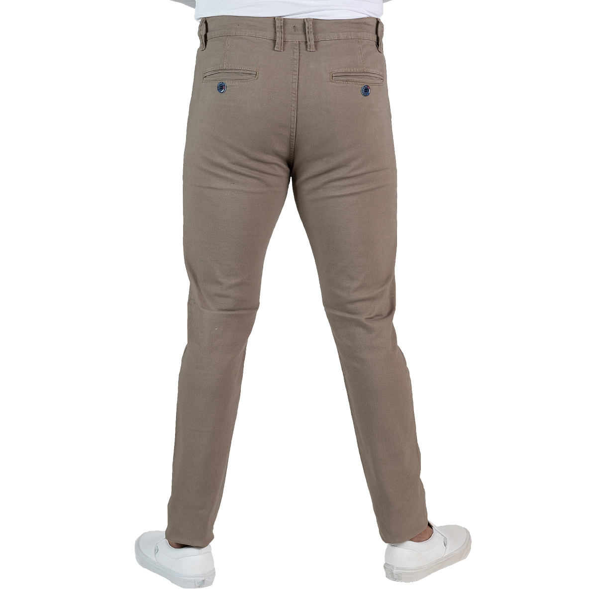 Pantalon Caballero Hombre de Gabardina Strech Skinny