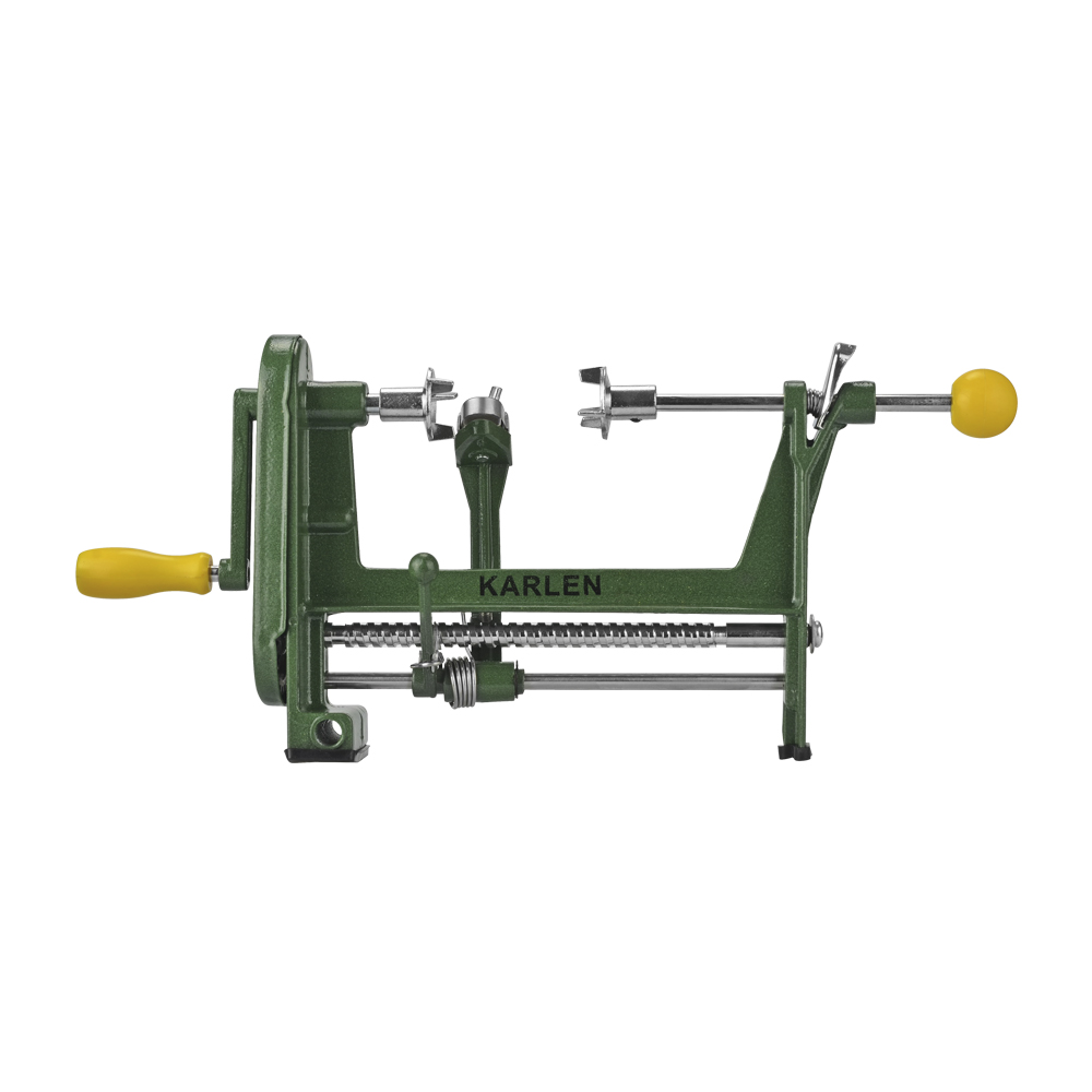 Peladora Mecanica metálica de Naranjas Con prensa para sujetar en superficies planas 30x15 cm Karlen Color Verde