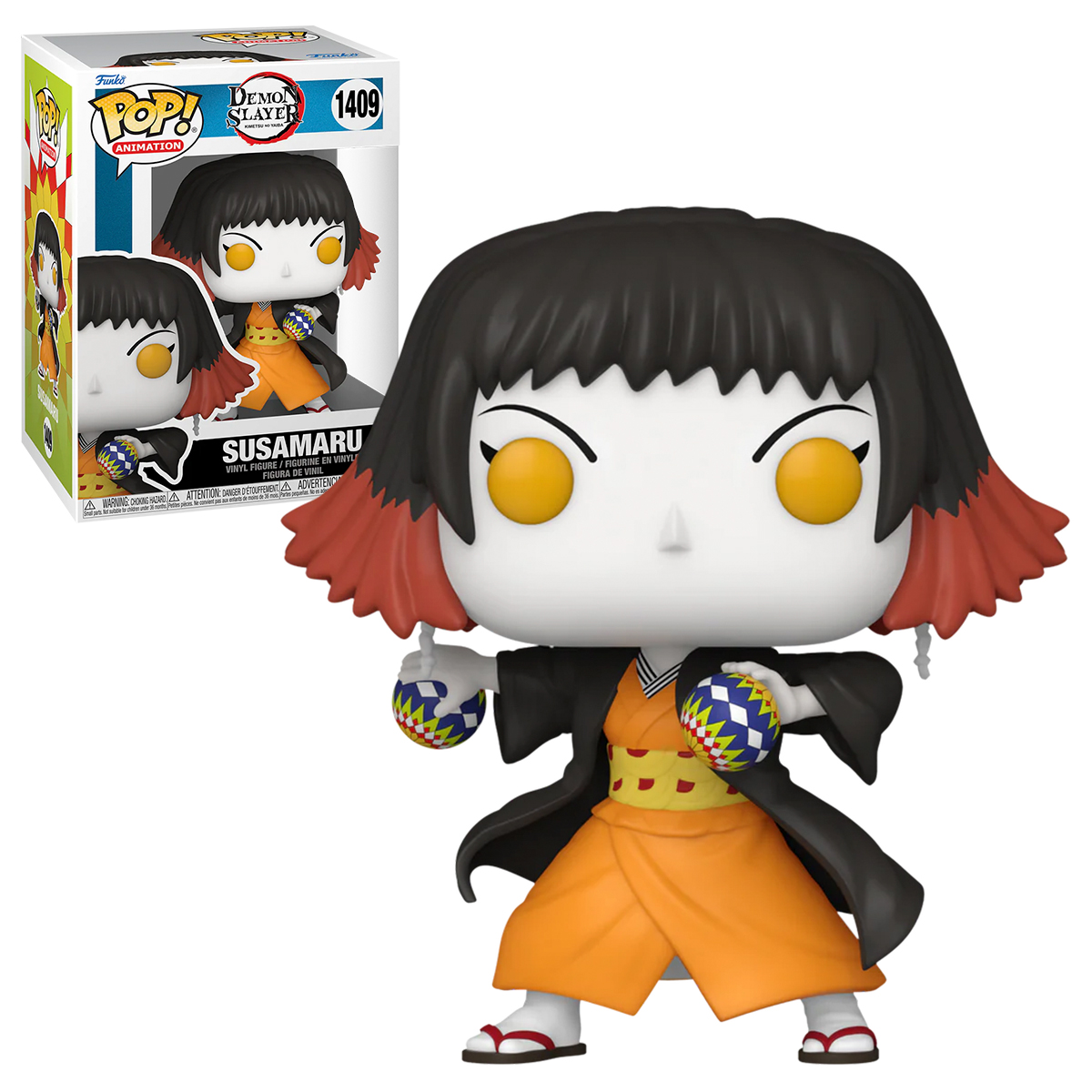 Funko Pop Demonio Susamaru #1409 Demon Slayer Anime Manga Figura Original