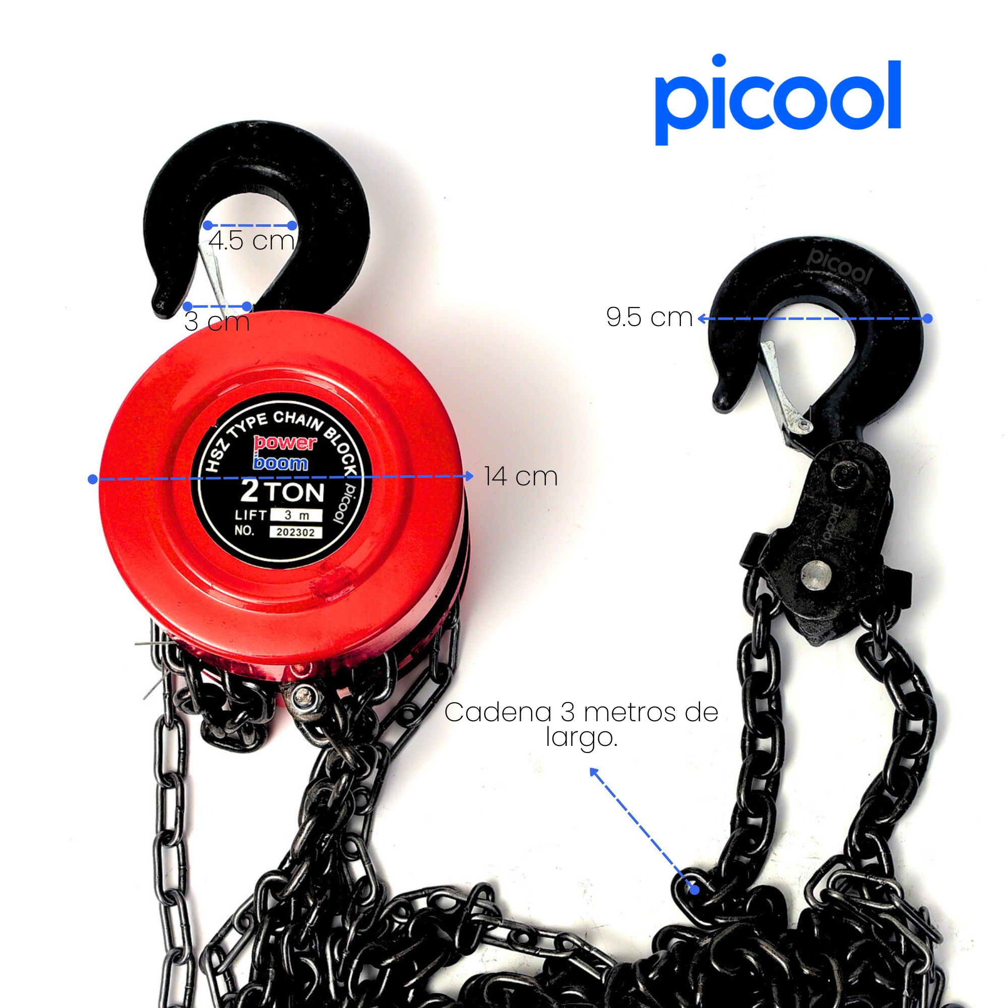 Polipasto Manual 2 Toneladas