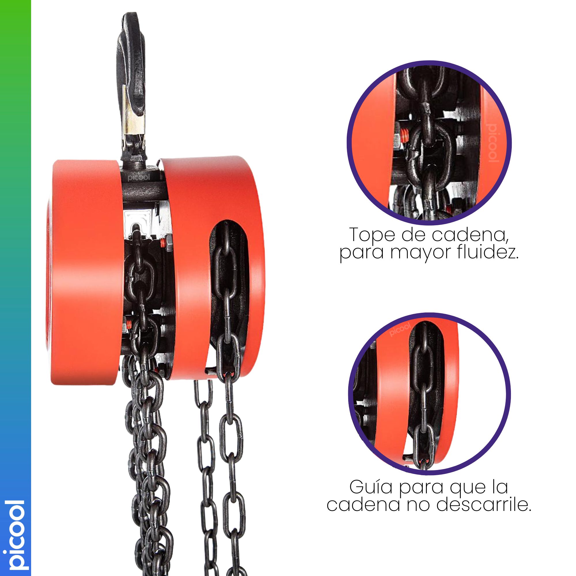 Polipasto Manual 2 Toneladas