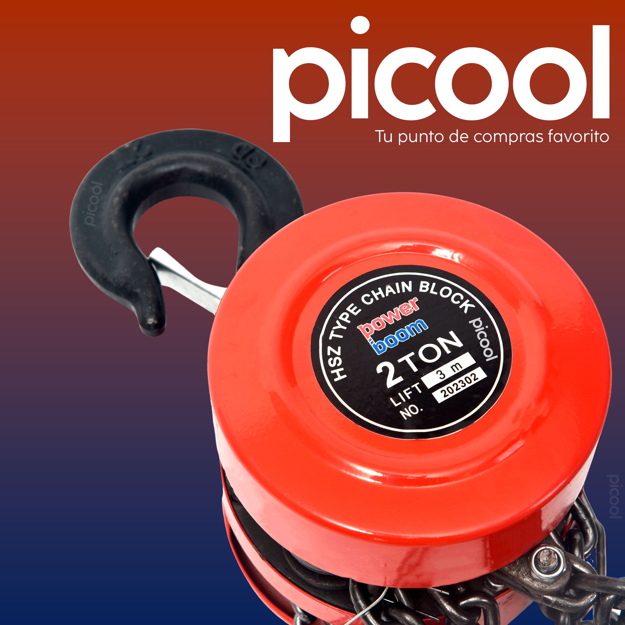 Polipasto Manual 2 Toneladas