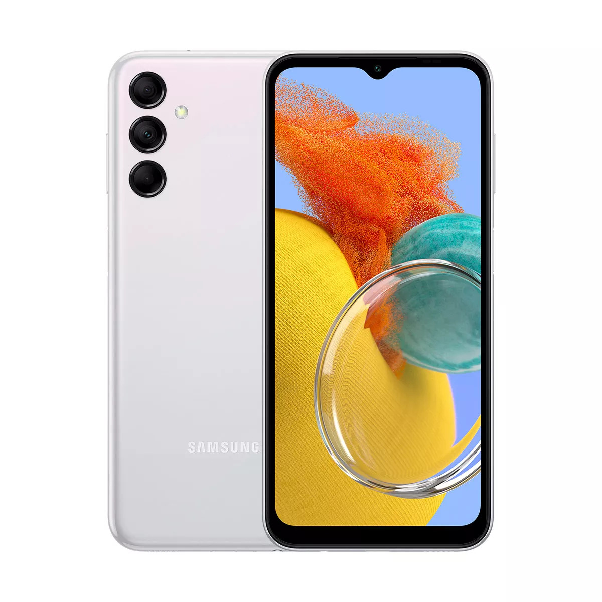 Celular Samsung Galaxy M14 5g 4gb + 128gb Plata