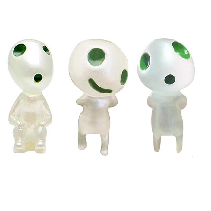 Muñecos para jardín fluorescentes MXTWG -004-2 40 Pzas Muñeco Verde Fluorescente Resina Transparente Muñecos al Azar, TwinkyGreen