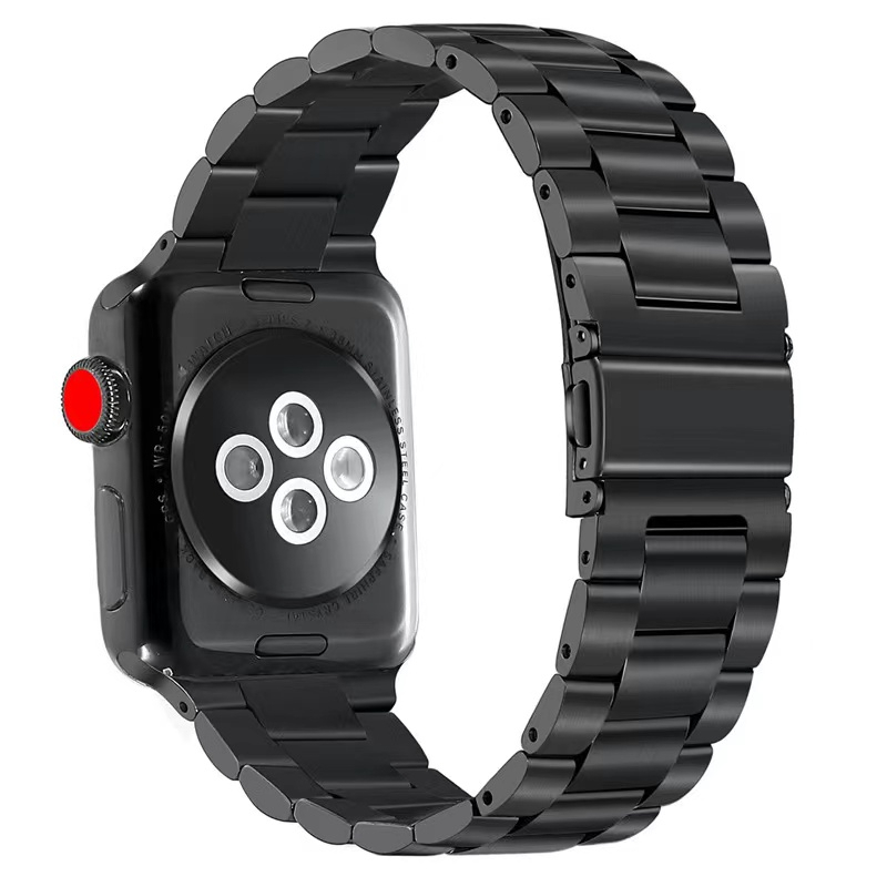 Correa Para Apple Watch 8 7 6 5 4 3 2 1 de 42/44/45/49mm Banda Metalica para Iwatch Color NEGRO