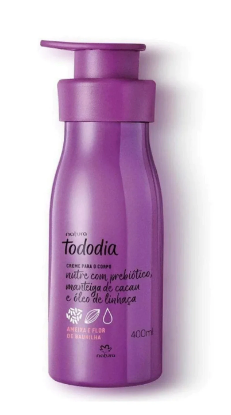 Crema para el Cuerpo Ciruela y Flor de Vainilla Tododia Natura 400ml