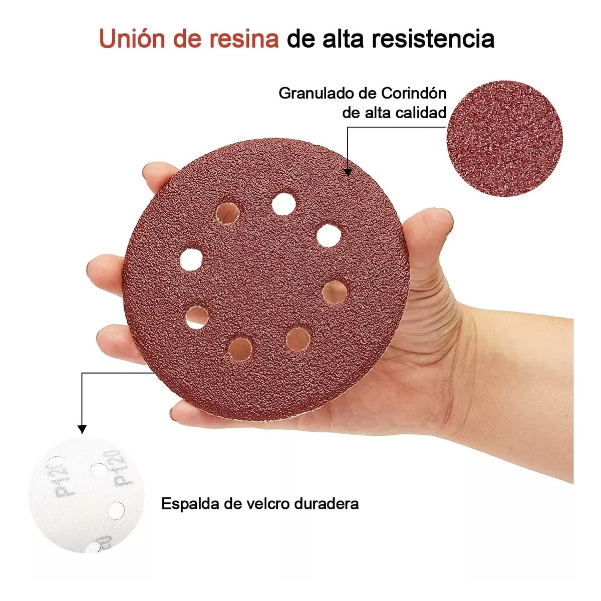 Set 165 Discos De Lijas Orbital 40-600 (9 Tamaños)