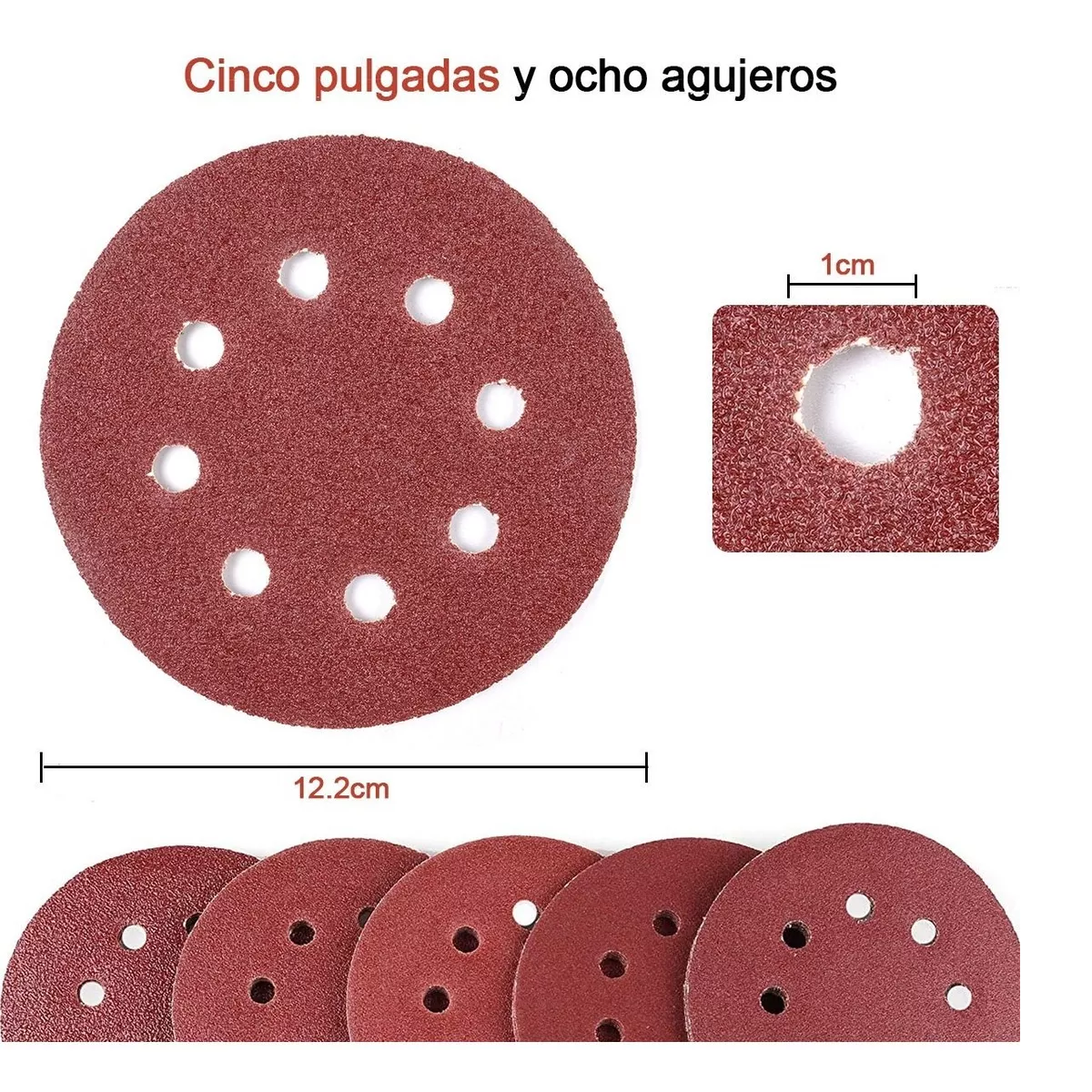 Set 165 Discos De Lijas Orbital 40-600 (9 Tamaños)