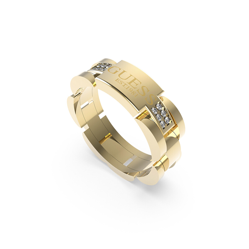 Anillo para Hombre Guess FRONTIERS Color Dorado