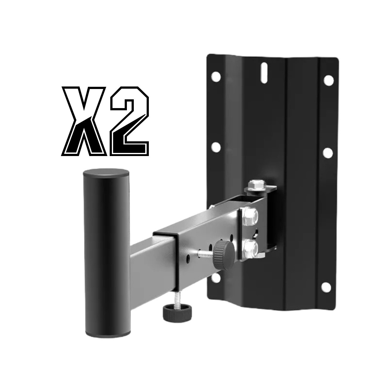 Soportes Pared Bocinas BST 32kg 2 pzas Gira 180 Grados Inclinable