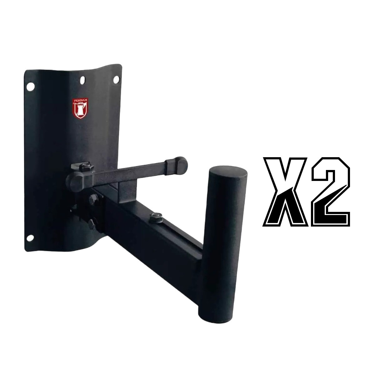 Soportes Pared Bocinas Bafle KAISER 2 pzas 45kg 8 A 15 pulg.