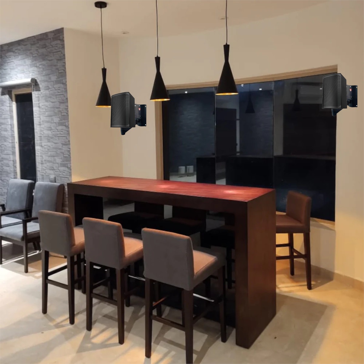 Soportes Pared Bocinas Bafle KAISER 2 pzas 45kg 8 A 15 pulg.