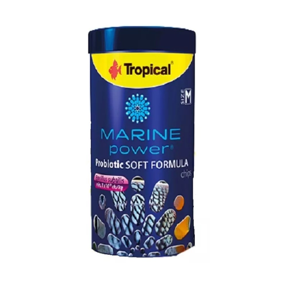 Alimento Probiotic Soft Chips P/peces Marinos 130g Tropical