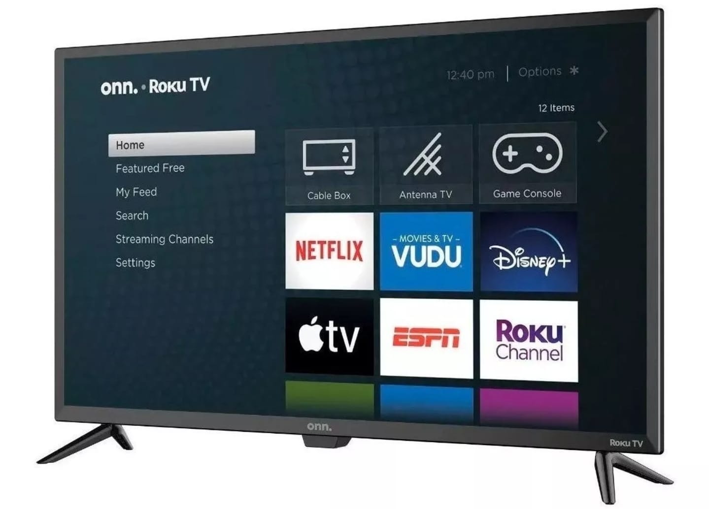 Onn 32 Class HD 720P LED Roku Smart TV 100012590