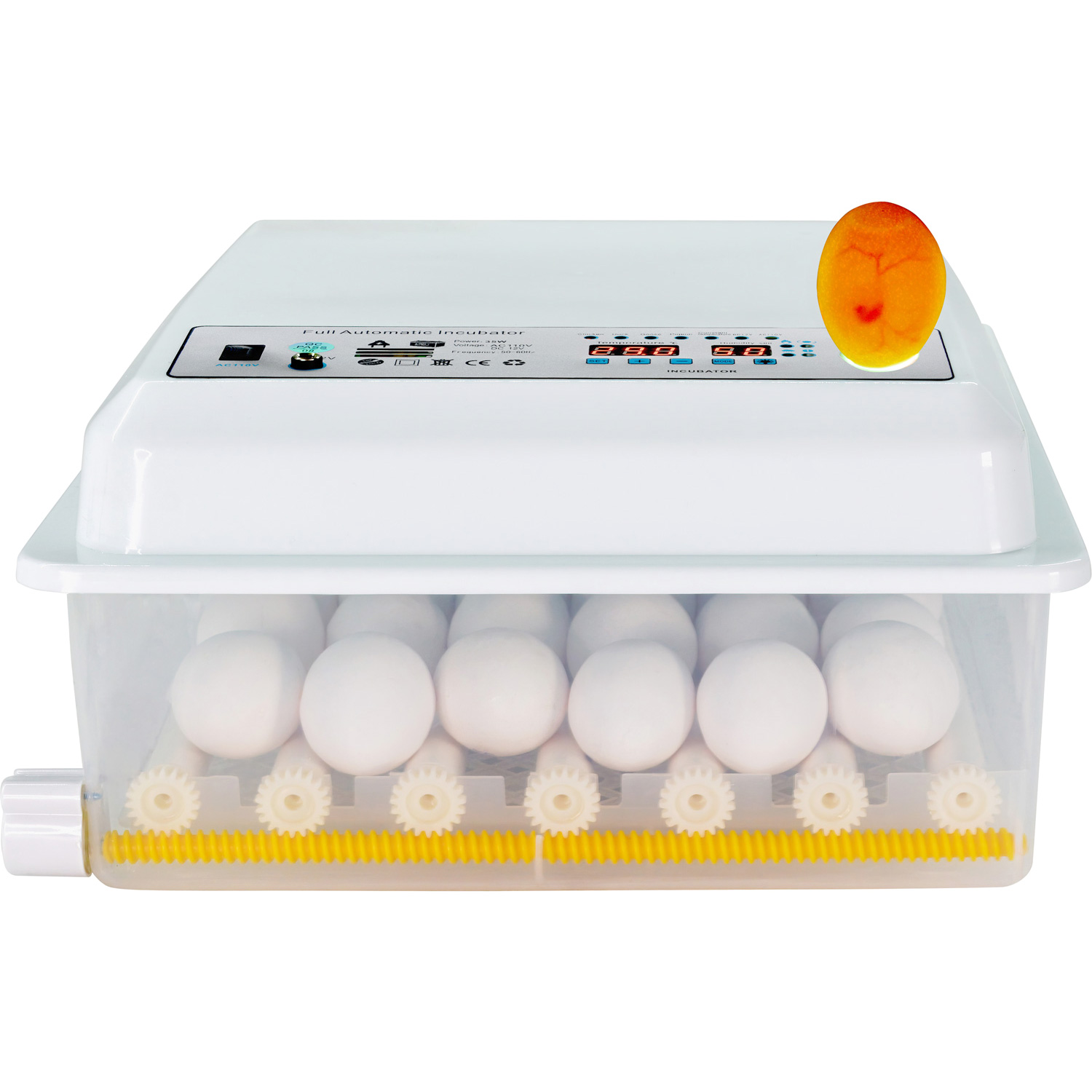 Incubadora Automatica 36 Huevos Aves Pollos + Ovoscopio