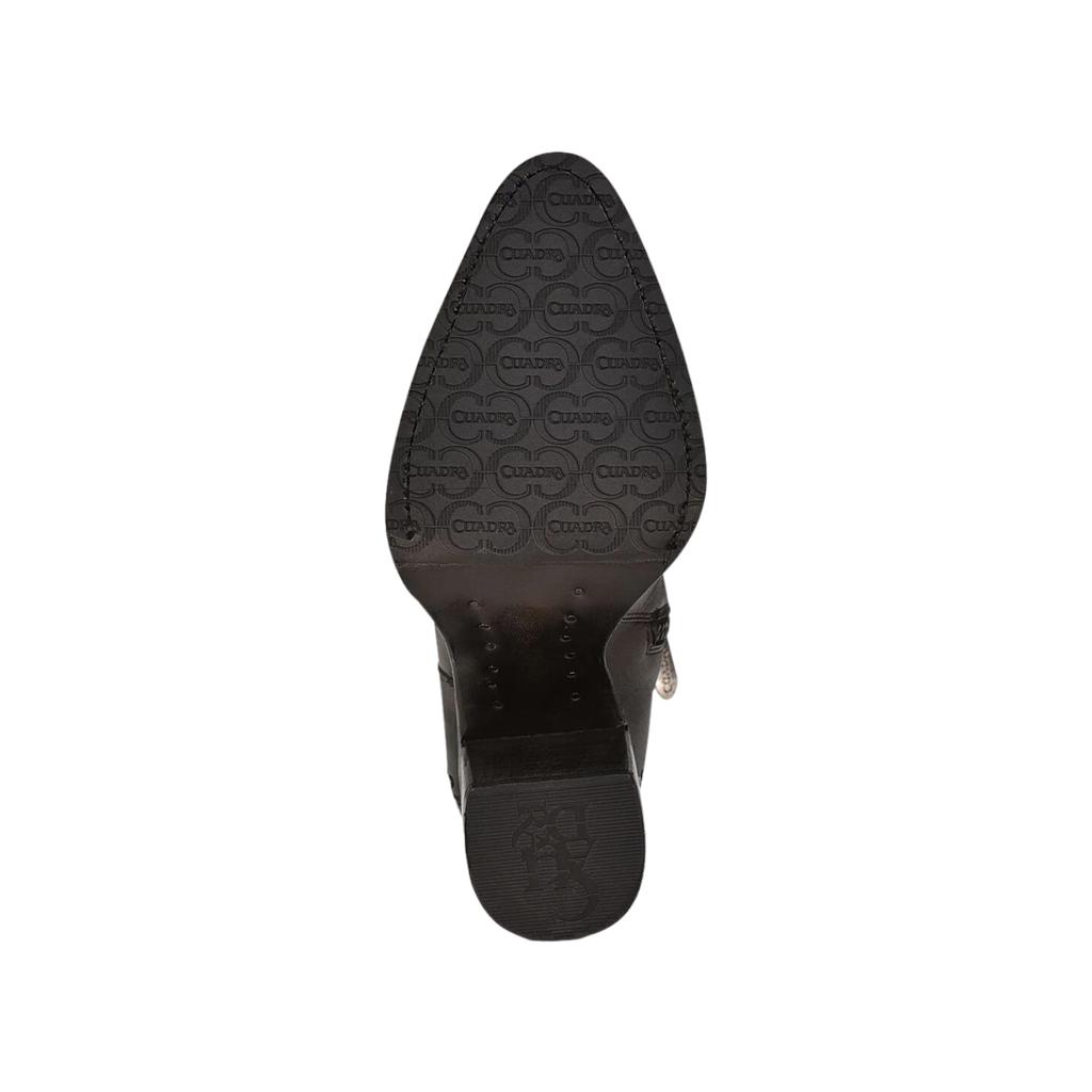 Botín Cuadra en piel Genuina mantarraya para Dama