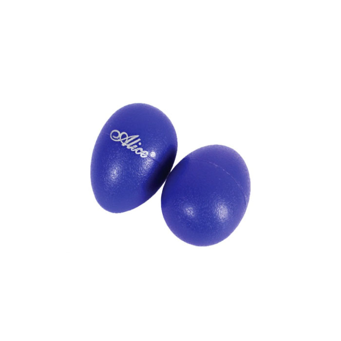 Par de Shakers/Maracas de Huevo Alice Azul