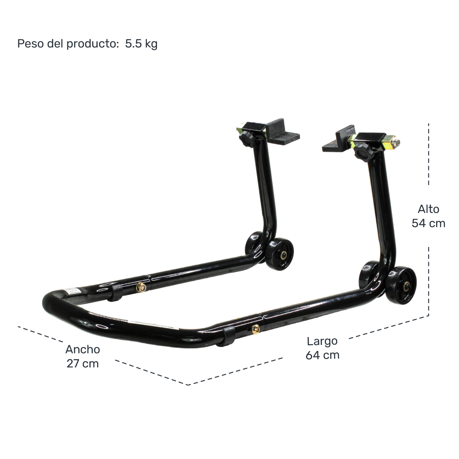 Parador Soporte Universal Para Motocicleta Caballete 450kg