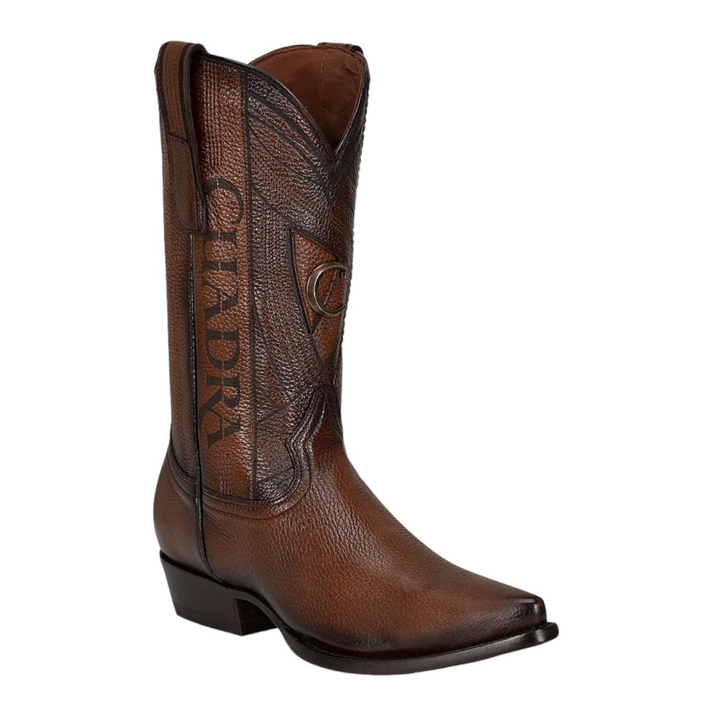 Bota Cuadra en piel genuina venado para Caballero