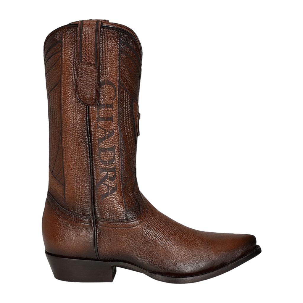 Bota Cuadra en piel genuina venado para Caballero
