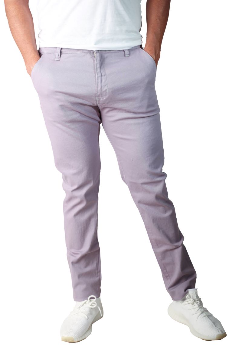 Pantalón Casual Skinny de Gabardina Para Hombre Strech