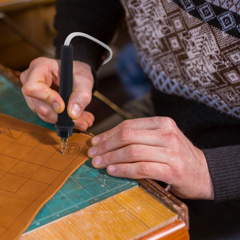 Puntas Para Pirografo No.1 5 Unidades Herramienta Que Utiliza Calor Para Crear Diseños En Superficies De Madera Cuero Y Otros Materiales Elaboradas de metal