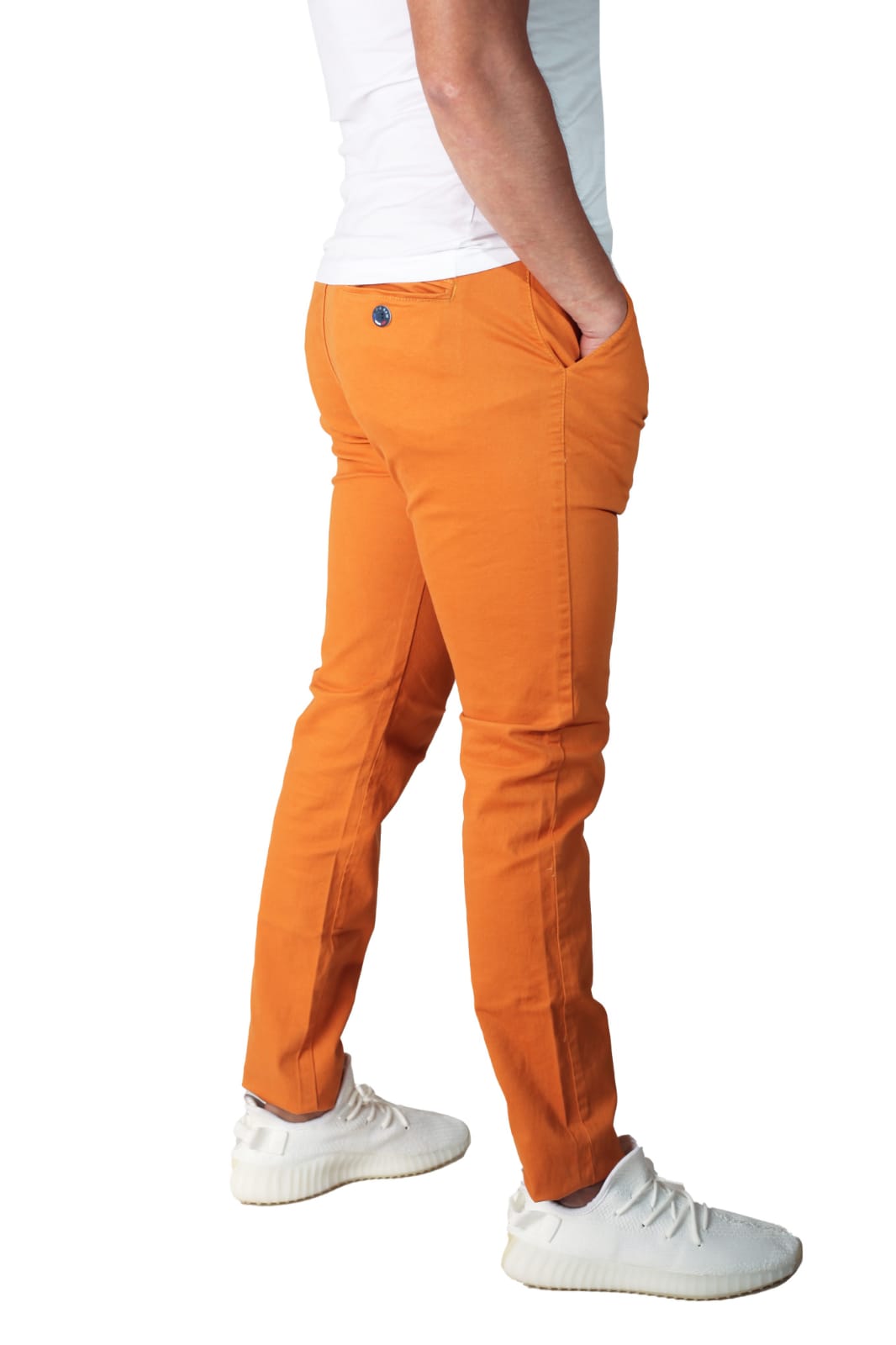 Pantalon Caballero Hombre Casual de Gabardina Strech Skinny 