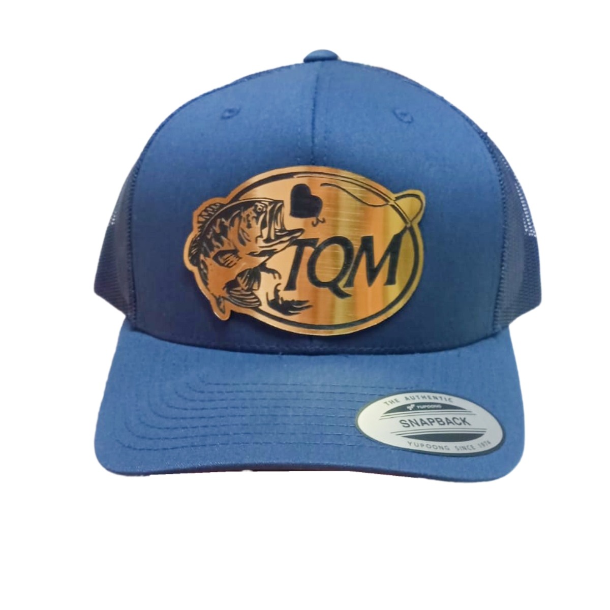 Gorra Yupoong personalizada Bass TQM azul TQMAA unisex