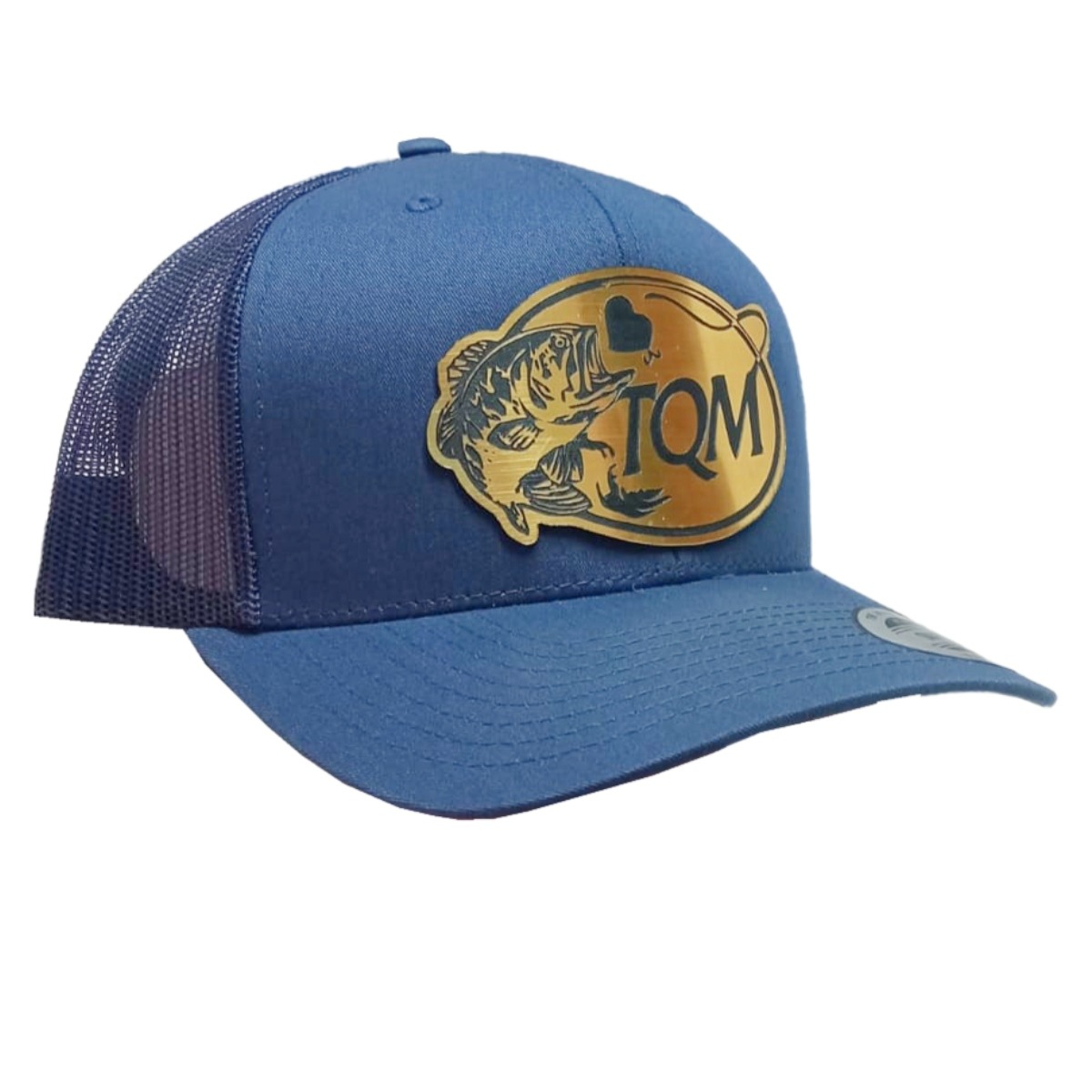 Gorra Yupoong personalizada Bass TQM azul TQMAA unisex