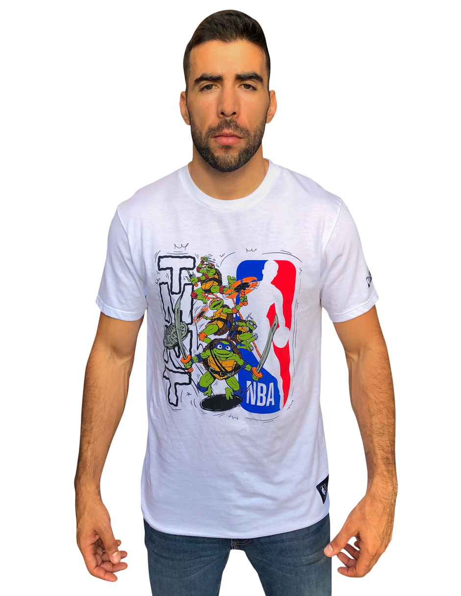 Playera Original NBA Tortugas Ninja Logo NBA