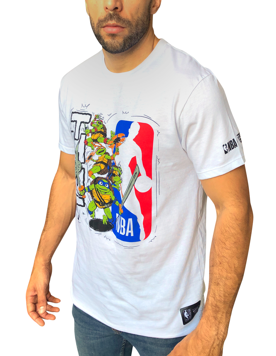 Playera Original NBA Tortugas Ninja Logo NBA