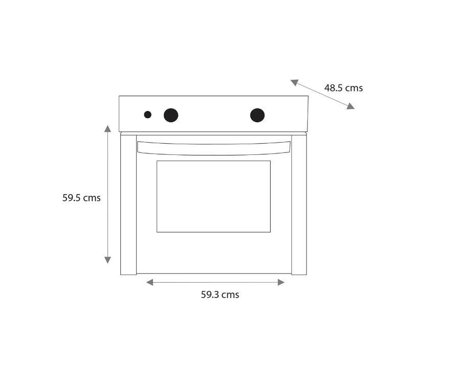 Horno Empotrable A Gas Y Eléctrico Mabe Hm6020lwai Acero Inoxidable 127v