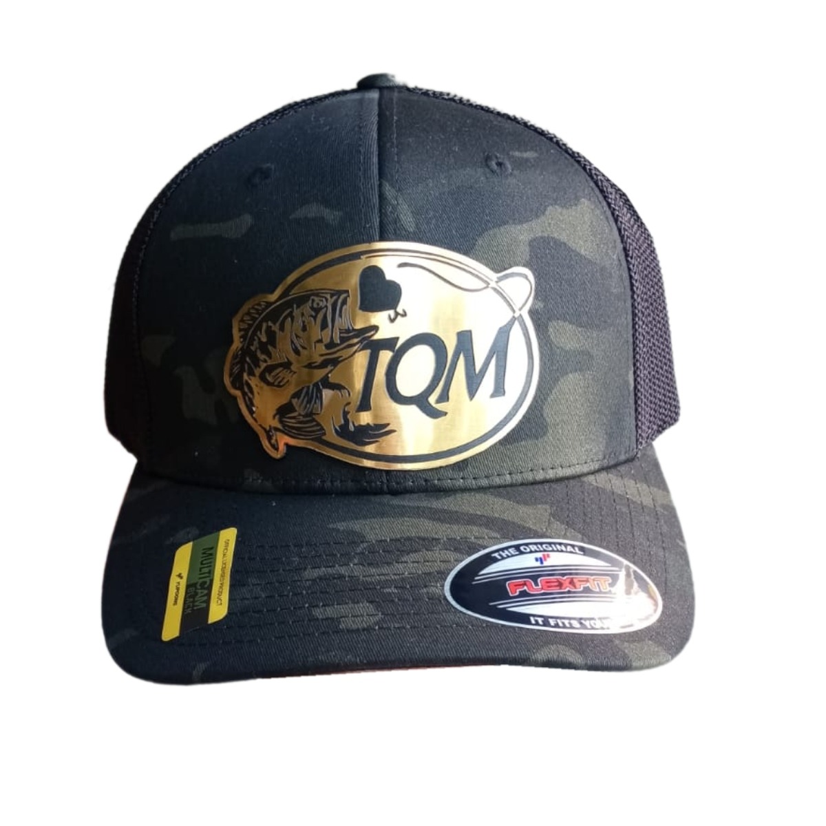 Gorra Yupoong personalizada Bass TQM camuflaje TQMCA unisex