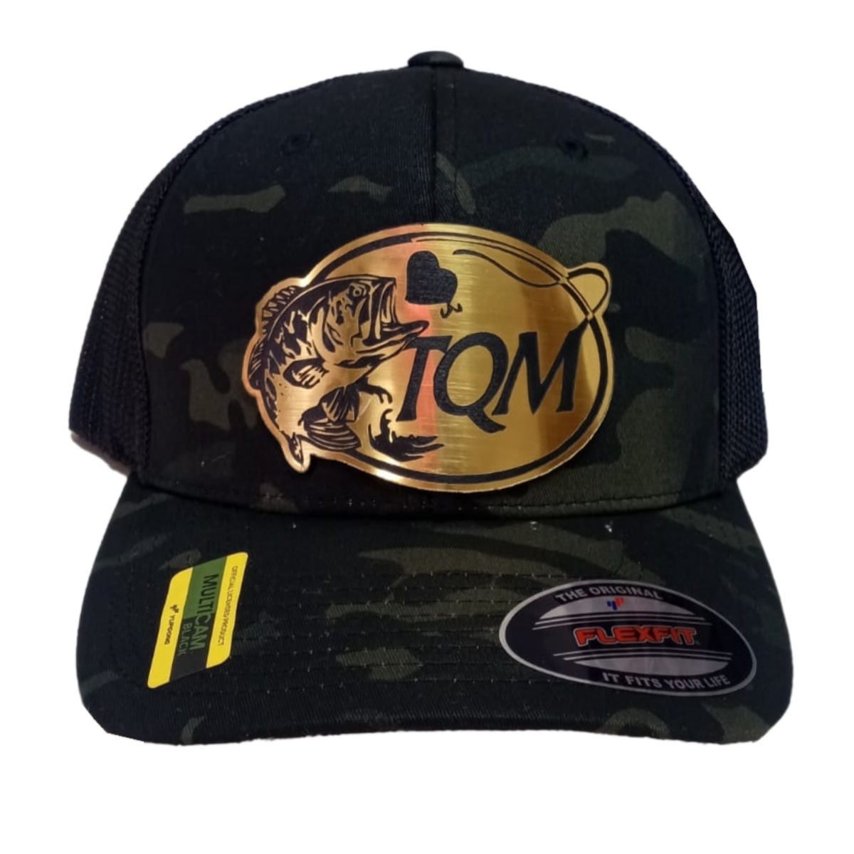 Gorra Yupoong personalizada Bass TQM camuflaje TQMCA unisex
