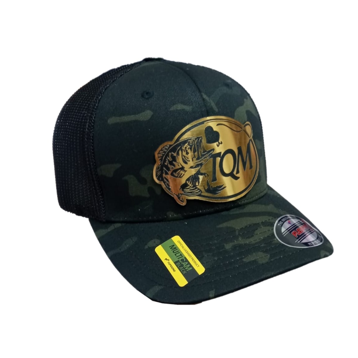 Gorra Yupoong personalizada Bass TQM camuflaje TQMCA unisex