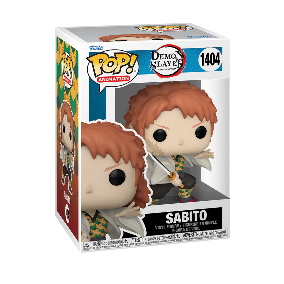 Funko Pop Sabito Con Espada #1404 Demon Slayer Anime Manga Figura Original