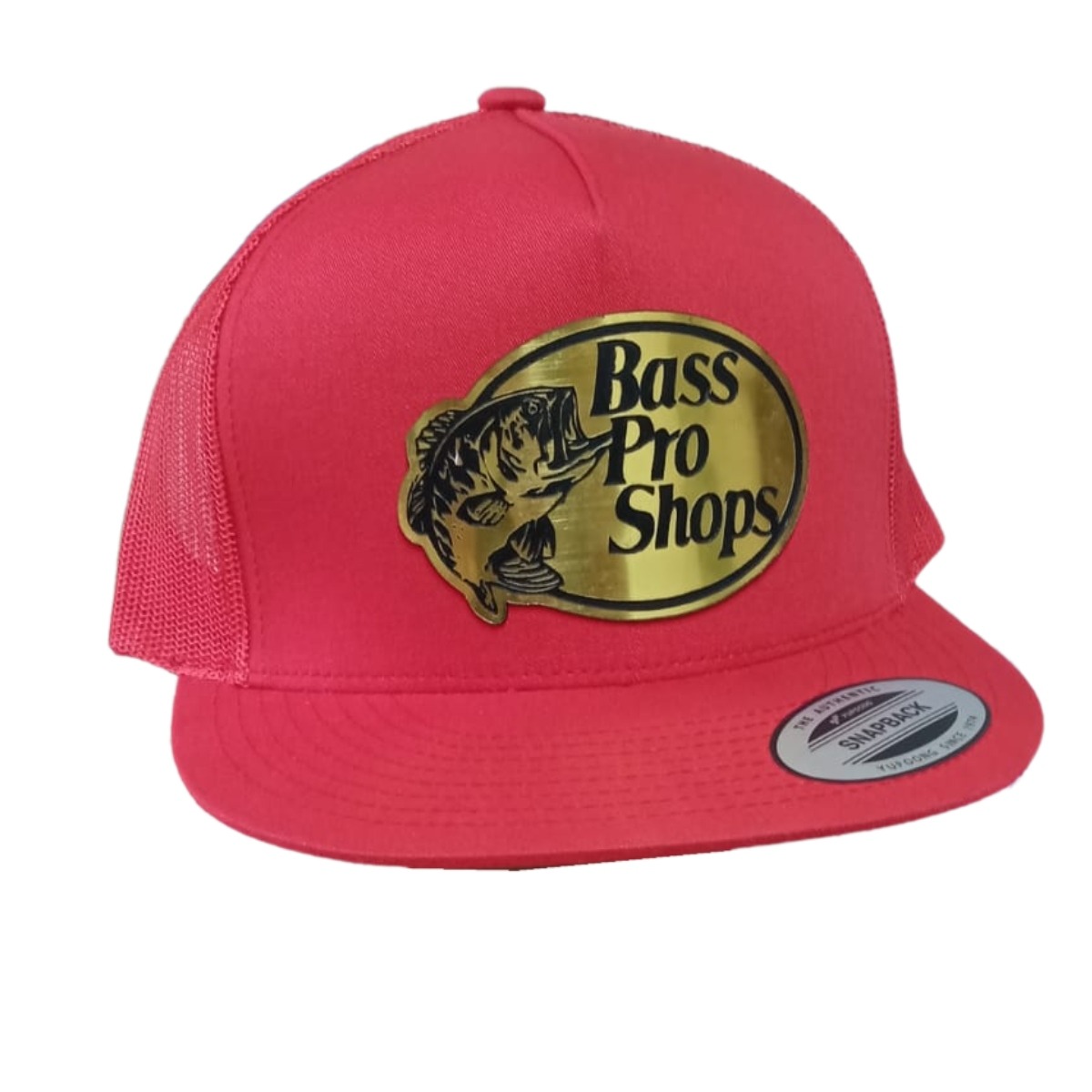 Gorra Yupoong personalizada Bass Pro Roja BPSRR unisex